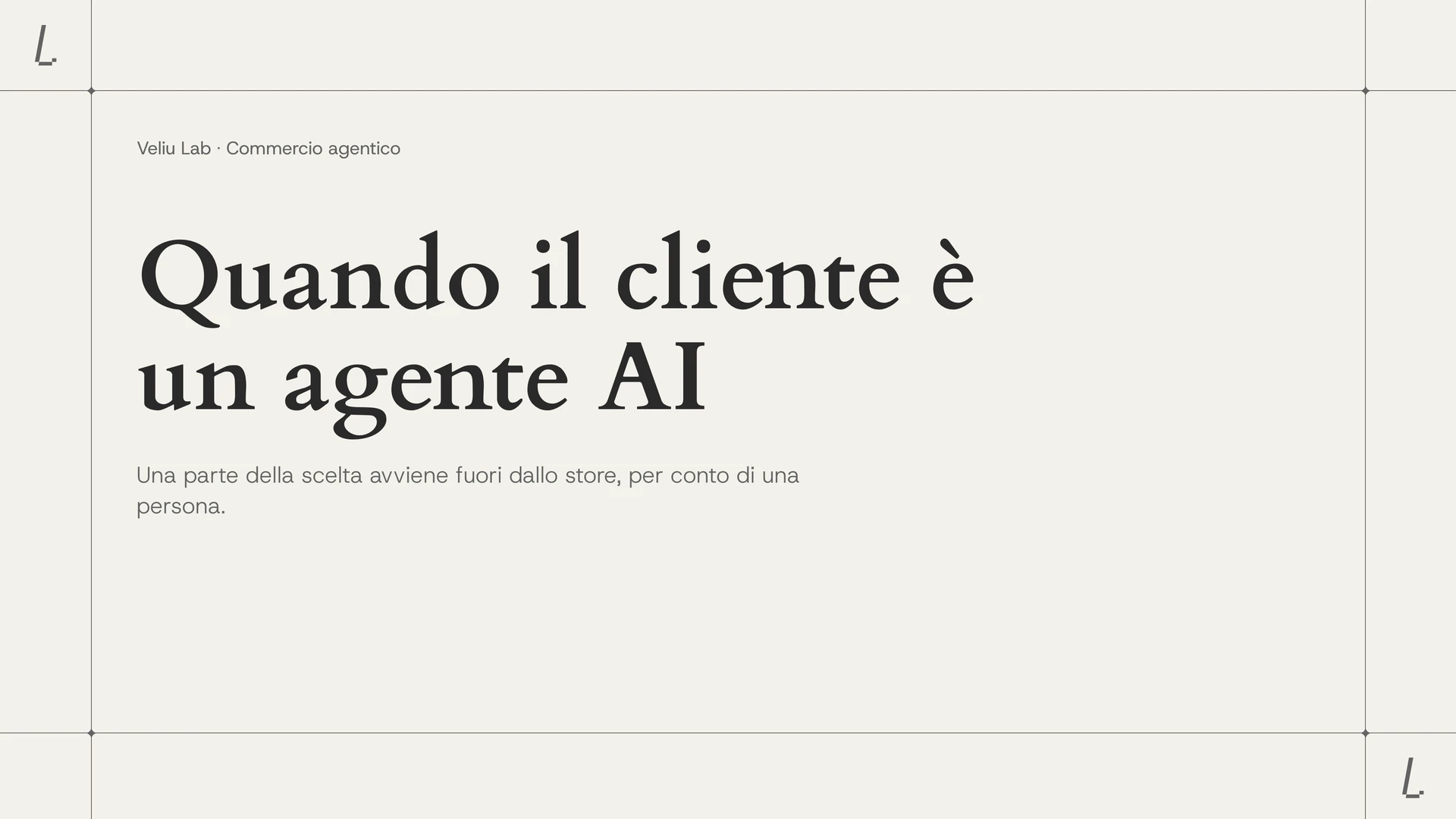 Agentic commerce: quando il cliente è un agente AI