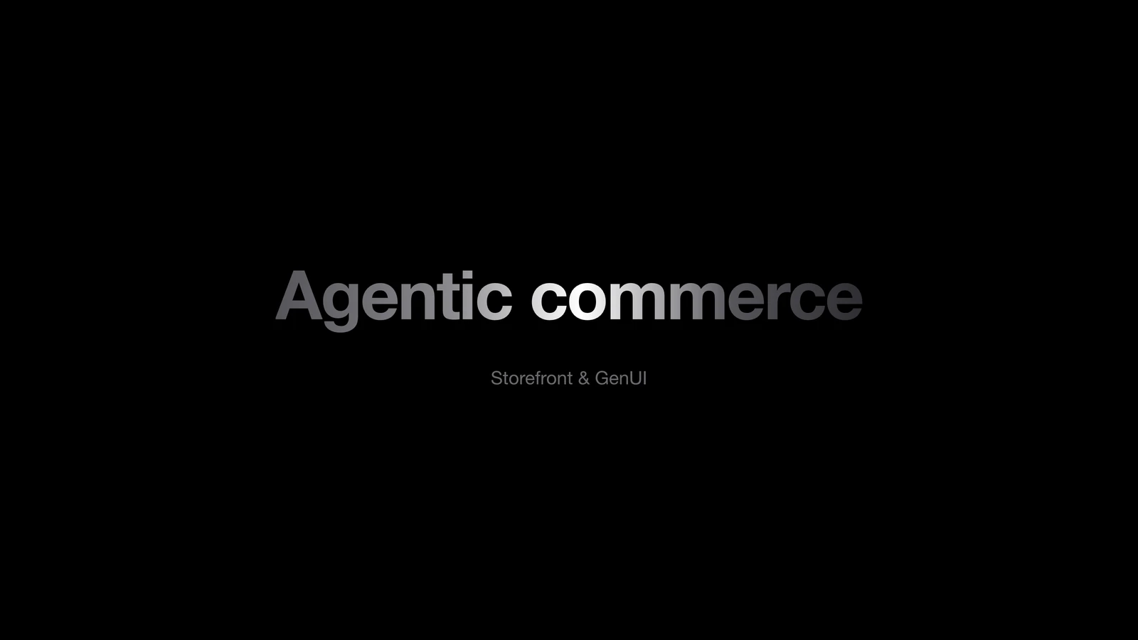 The Agentic Storefront Needs a Component Grammar