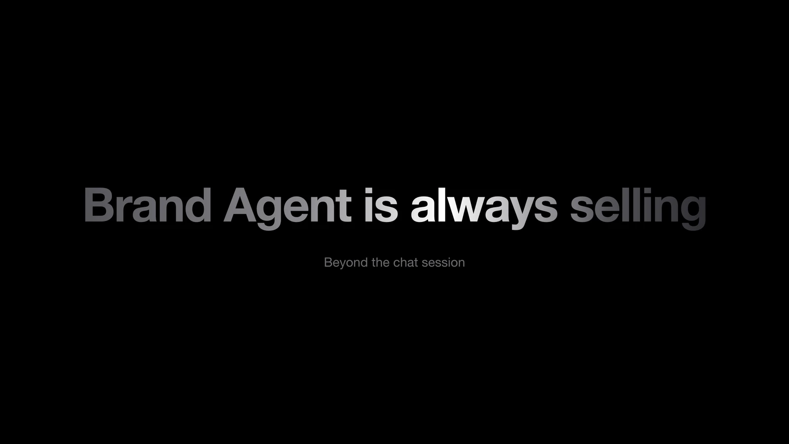 Brand Agent vs Chatbot: One Waits, One Sells