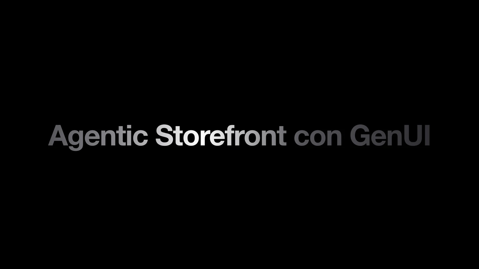 Generative UI: cos'è la vetrina che si compone per vendere
