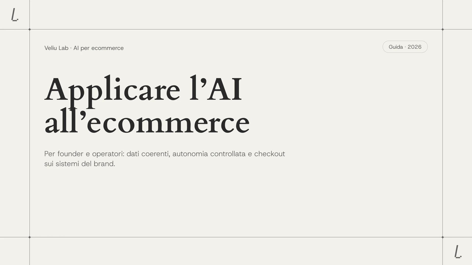 Intelligenza artificiale nell'ecommerce in cinque passi